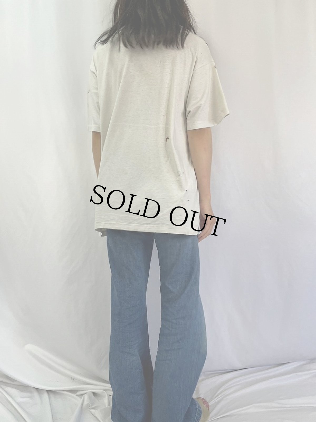 画像4: 80's The Doors "JIM MORRISON" ロックミュージシャンプリントTシャツ (4)