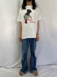 画像2: 【SALE】 90's A Christmas Carol USA製 "Bah Humbug!" 中編小説プリントTシャツ XL (2)
