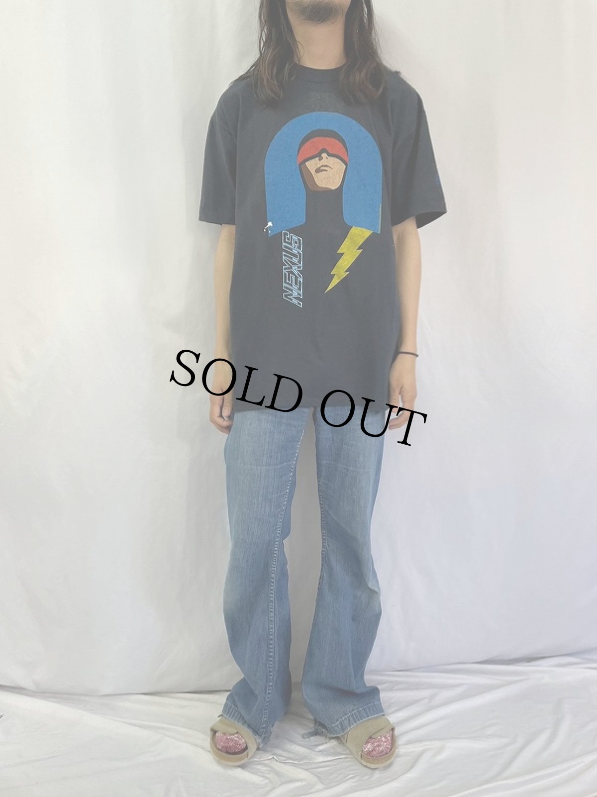 画像2: 80's Nexus USA製 キャラクタープリントTシャツ XL (2)