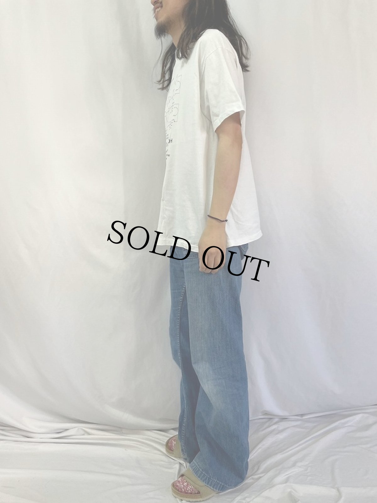 画像3: 80's USA製 "And God said..." 化学構造式プリントTシャツ XL (3)