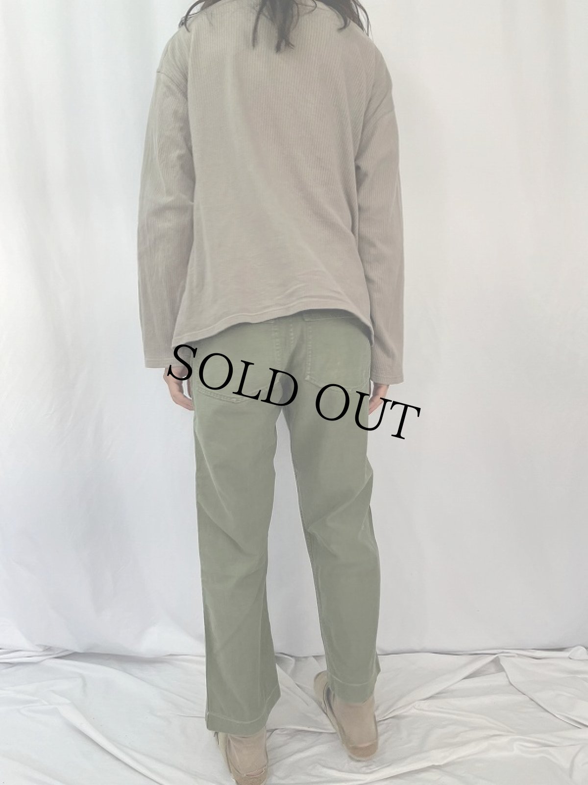 画像4: 50's U.S.ARMY "サイドアジャスタ付き" ベイカーパンツ W27-28 (4)