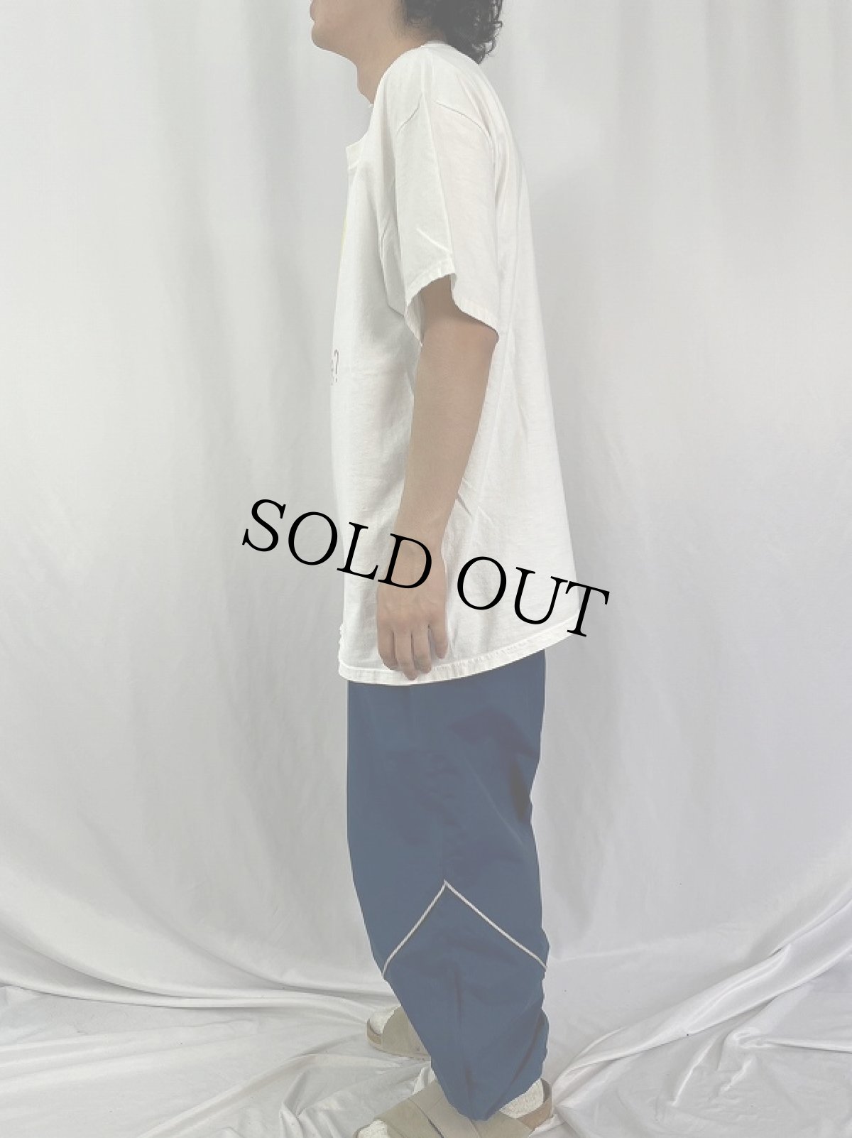 画像3: 90's Chris's Stuff "got wine?" スマイルプリント パロディTシャツ XL (3)