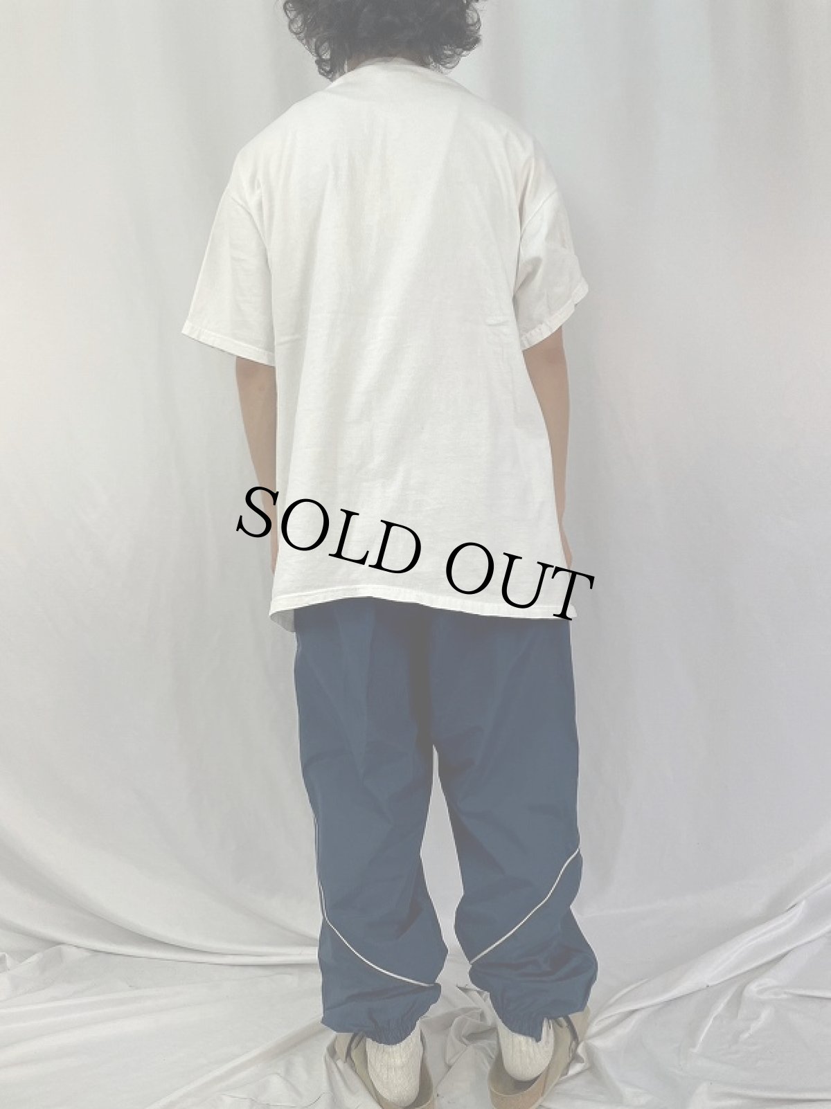 画像4: 90's Chris's Stuff "got wine?" スマイルプリント パロディTシャツ XL (4)