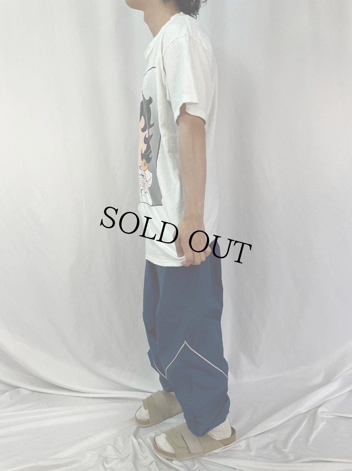 画像3: 90's Betty Boop "got milkパロディ" キャラクタープリントTシャツ (3)