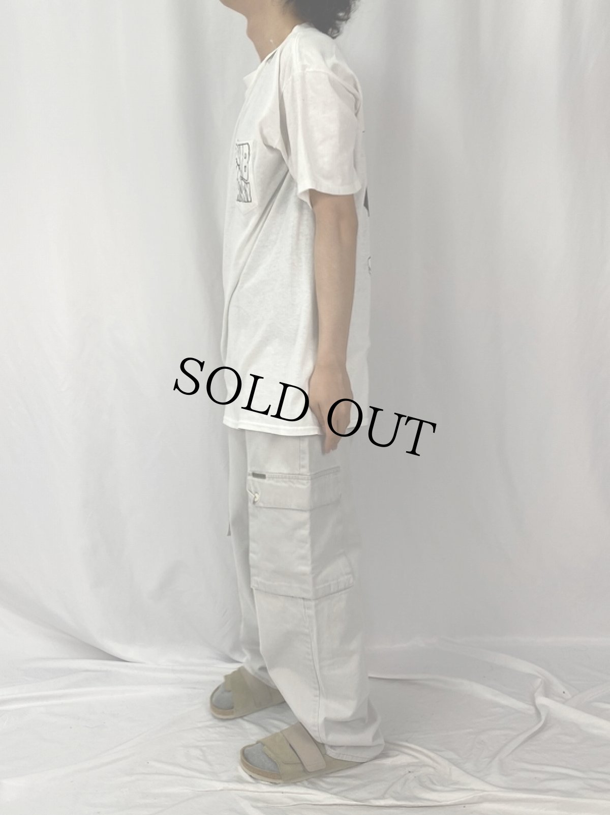 画像4: 90's "BOMB FACTORY" キャラクタープリント ポケットTシャツ (4)