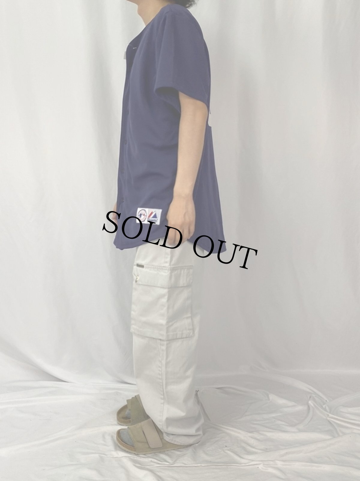 画像4: Majestic "ICHIRO 51" ポリエステルベースボールシャツ L (4)