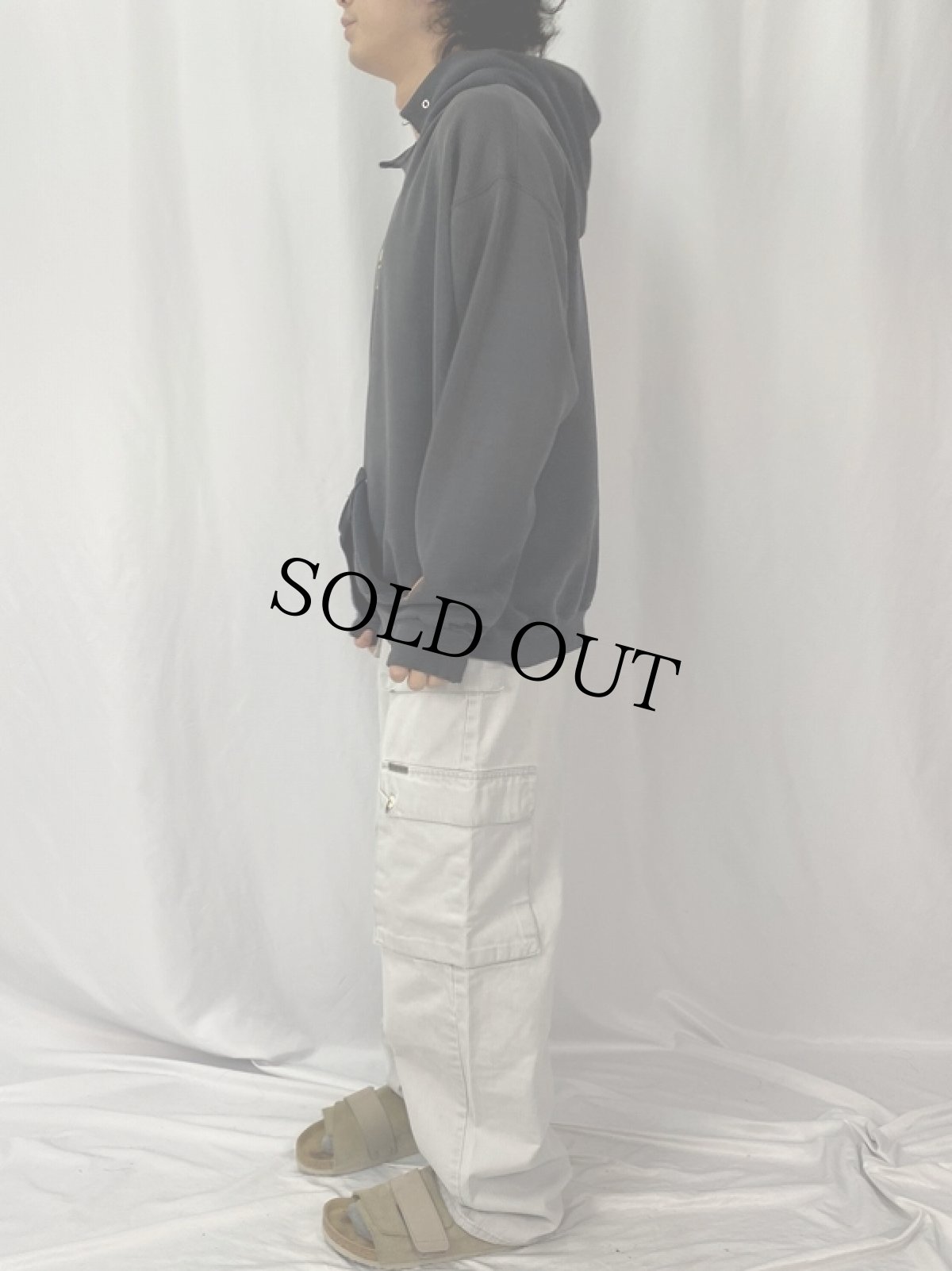 画像3: 90's Lee "BUILD SKATEBOARDING" プリントスウェットフーディー (3)