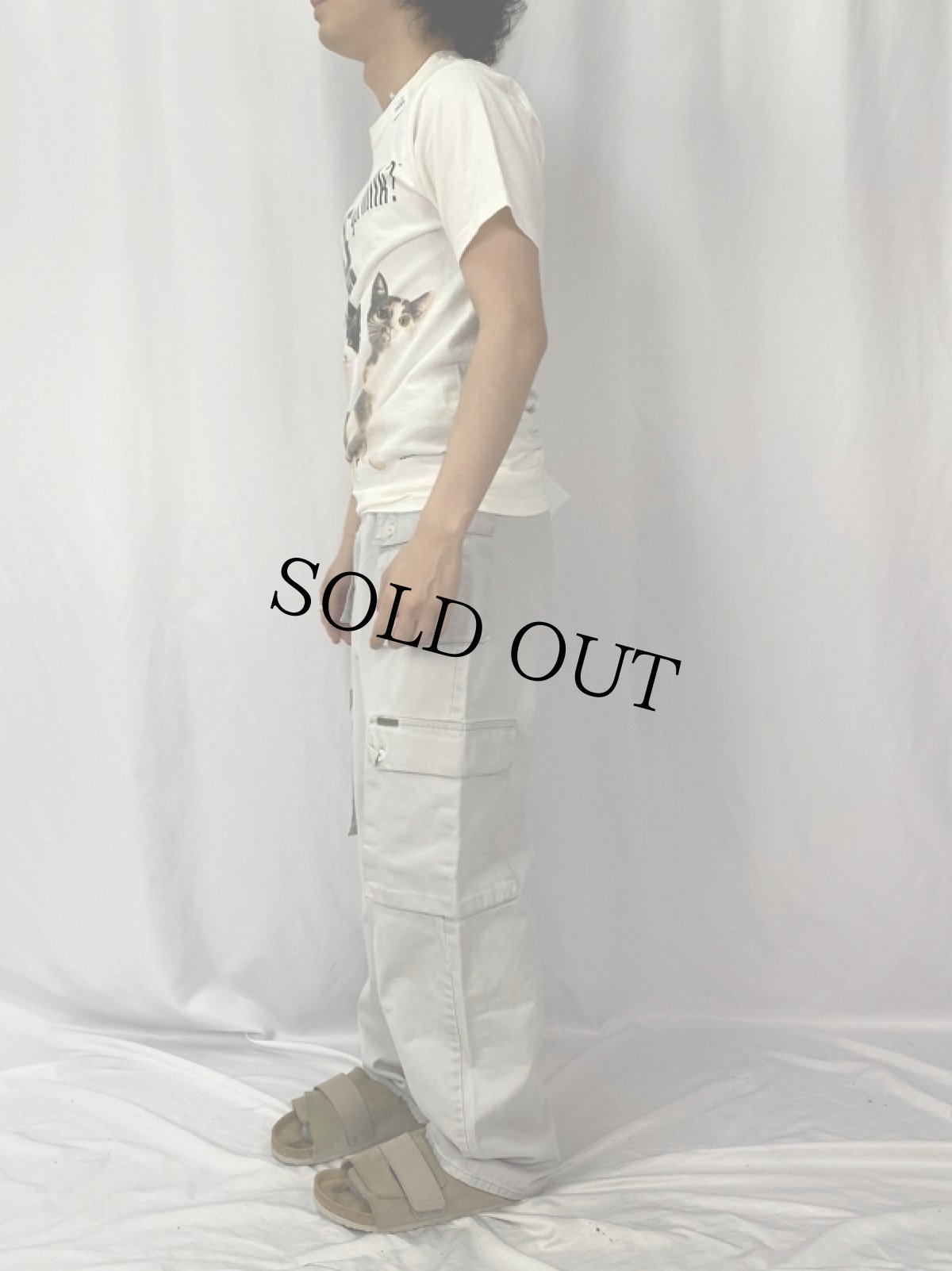 画像3: Levi's SILVERTAB コットンカーゴパンツ W30 (3)