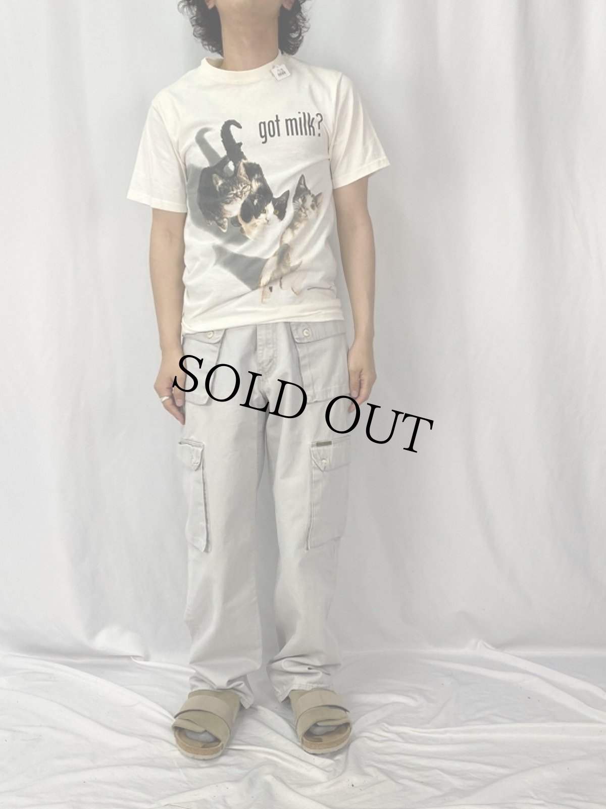 画像2: Levi's SILVERTAB コットンカーゴパンツ W30 (2)