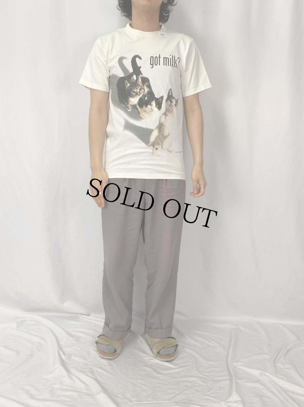 画像2: 90's "got milk?" 広告プリントTシャツ S (2)