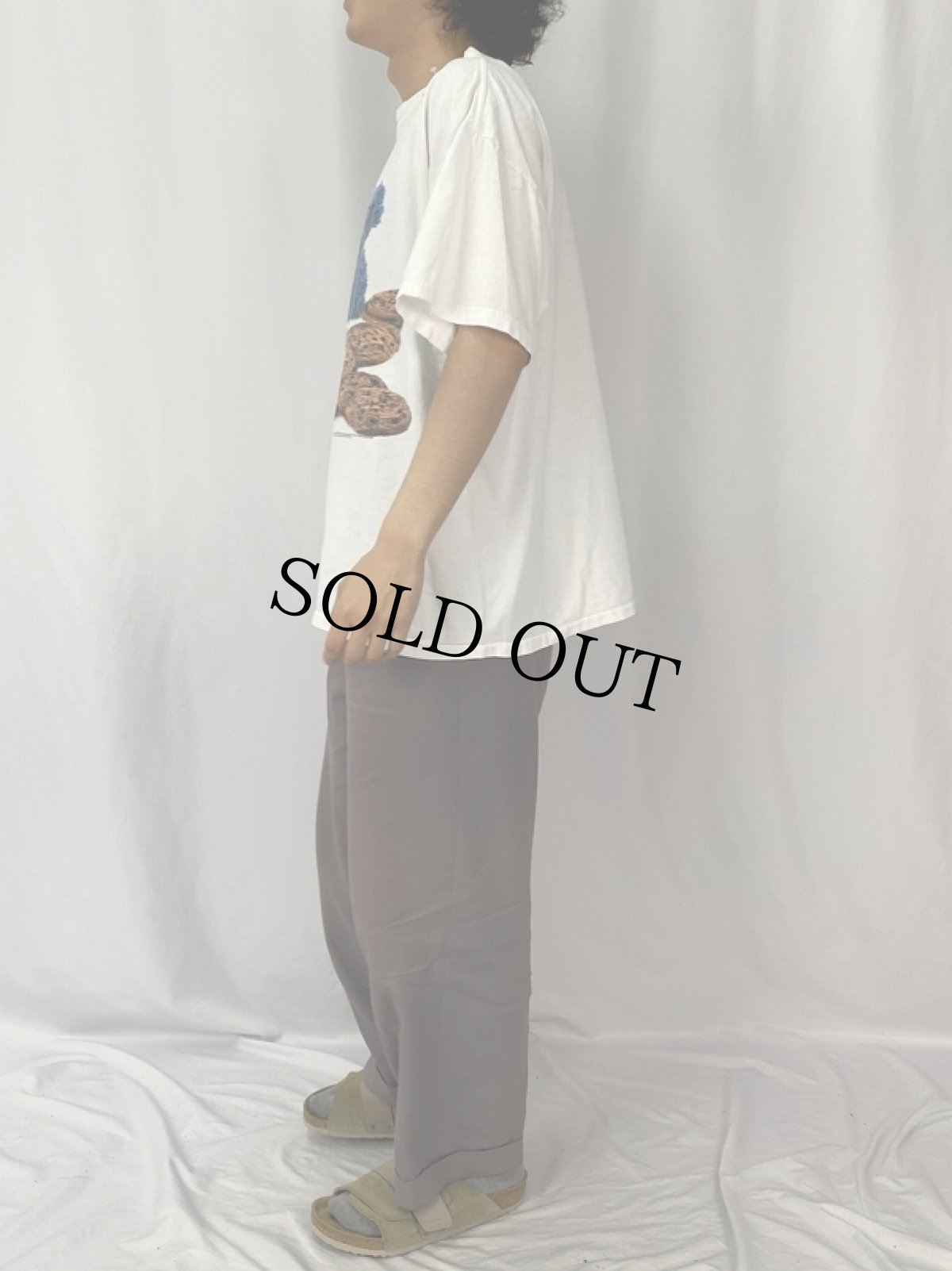 画像3: 90's COOKIE MONSTER "got milk?" 広告プリントTシャツ XL (3)