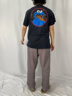 画像4: 90's COOKIE MONSTER "got cookie?" キャラクターパロディTシャツ (4)