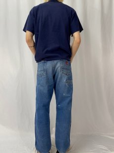 画像4: 2000's Nintendo スーパーマリオ キャラクタープリントTシャツ NAVY L (4)