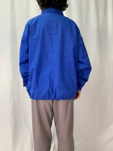 画像4: 90's GAP ボーダー柄 ナイロンプルオーバージャケット L (4)