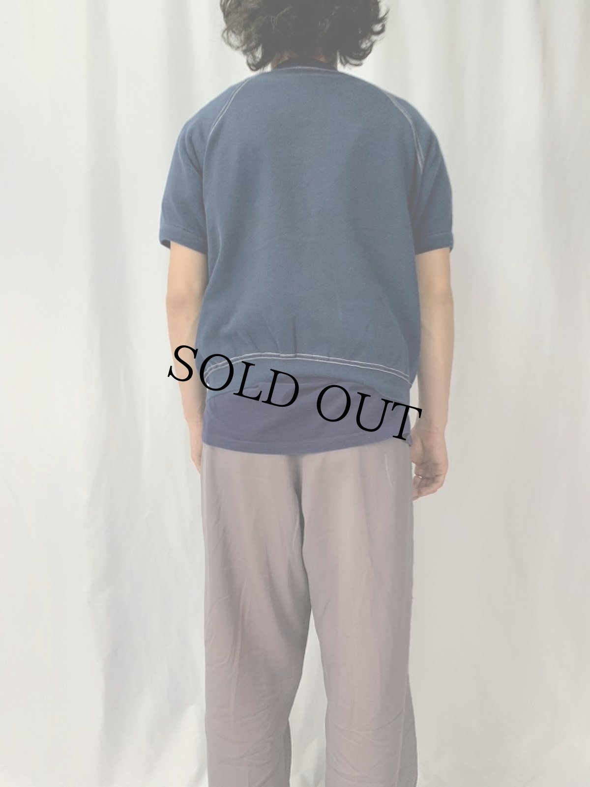 画像4: 70's 無地ラグラン半袖スウェット (4)