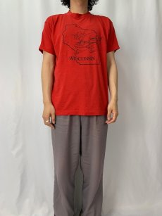 画像2: 80's "WISCONSIN" イラストプリントTシャツ (2)