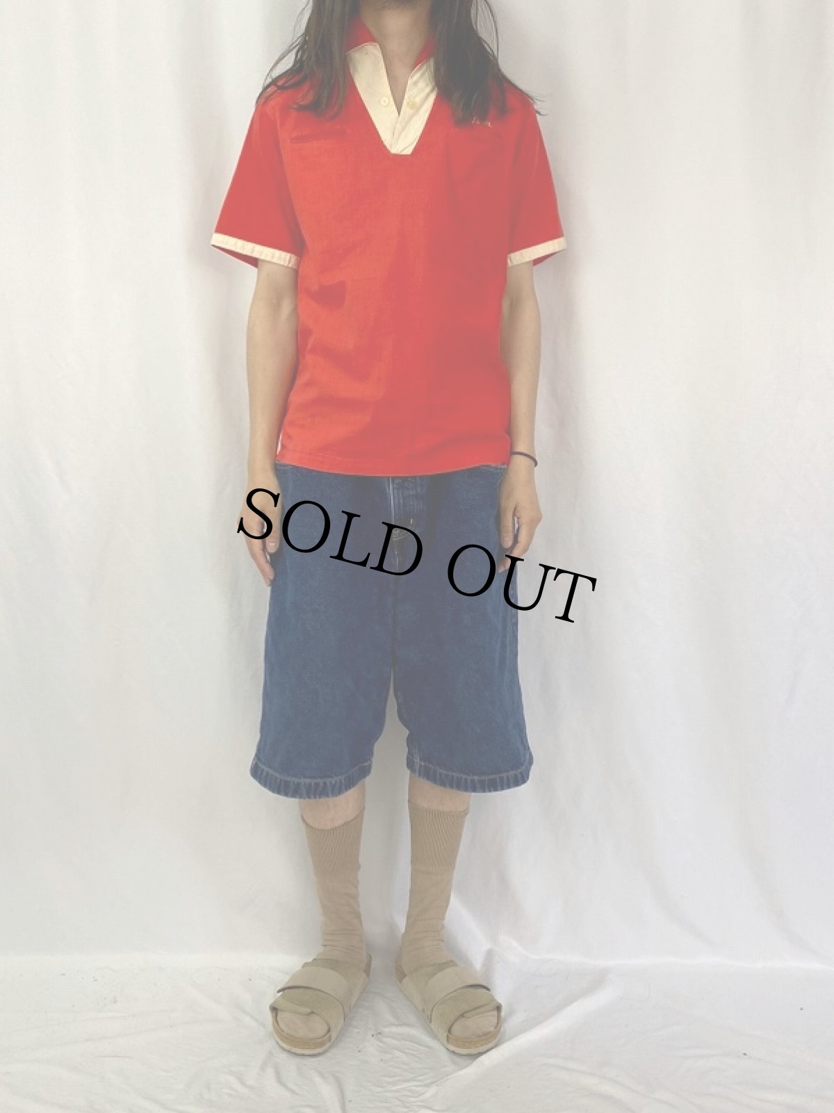 画像2: 60〜70's "U.S.MARINES CHINHAEKOREA" プルオーバー 刺繍スーベニアシャツ (2)