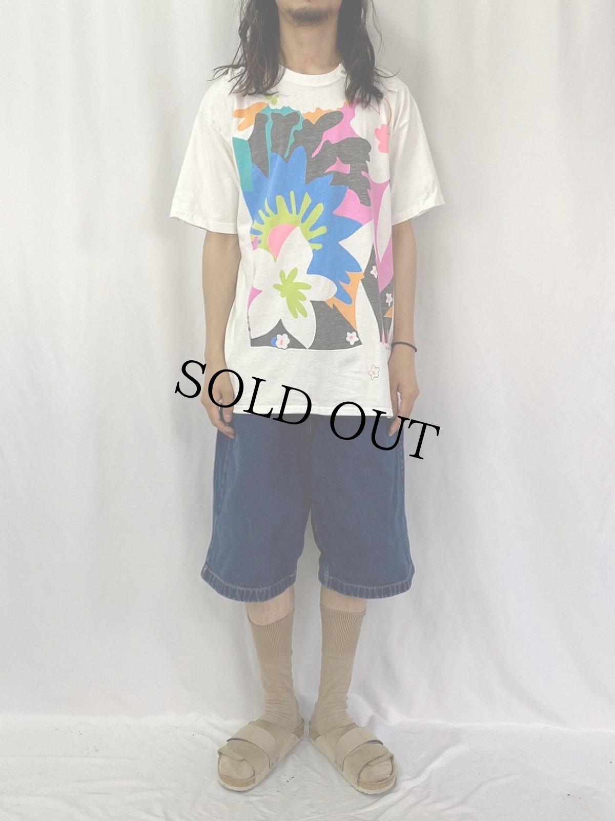 画像2: 90's Gilda Marx アートプリントTシャツ (2)