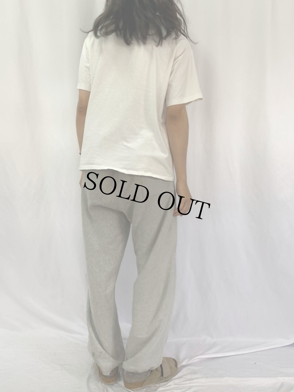 画像4: 90's Michelangelo アダムの創造 USA製 "Pull my finger" パロディTシャツ L (4)