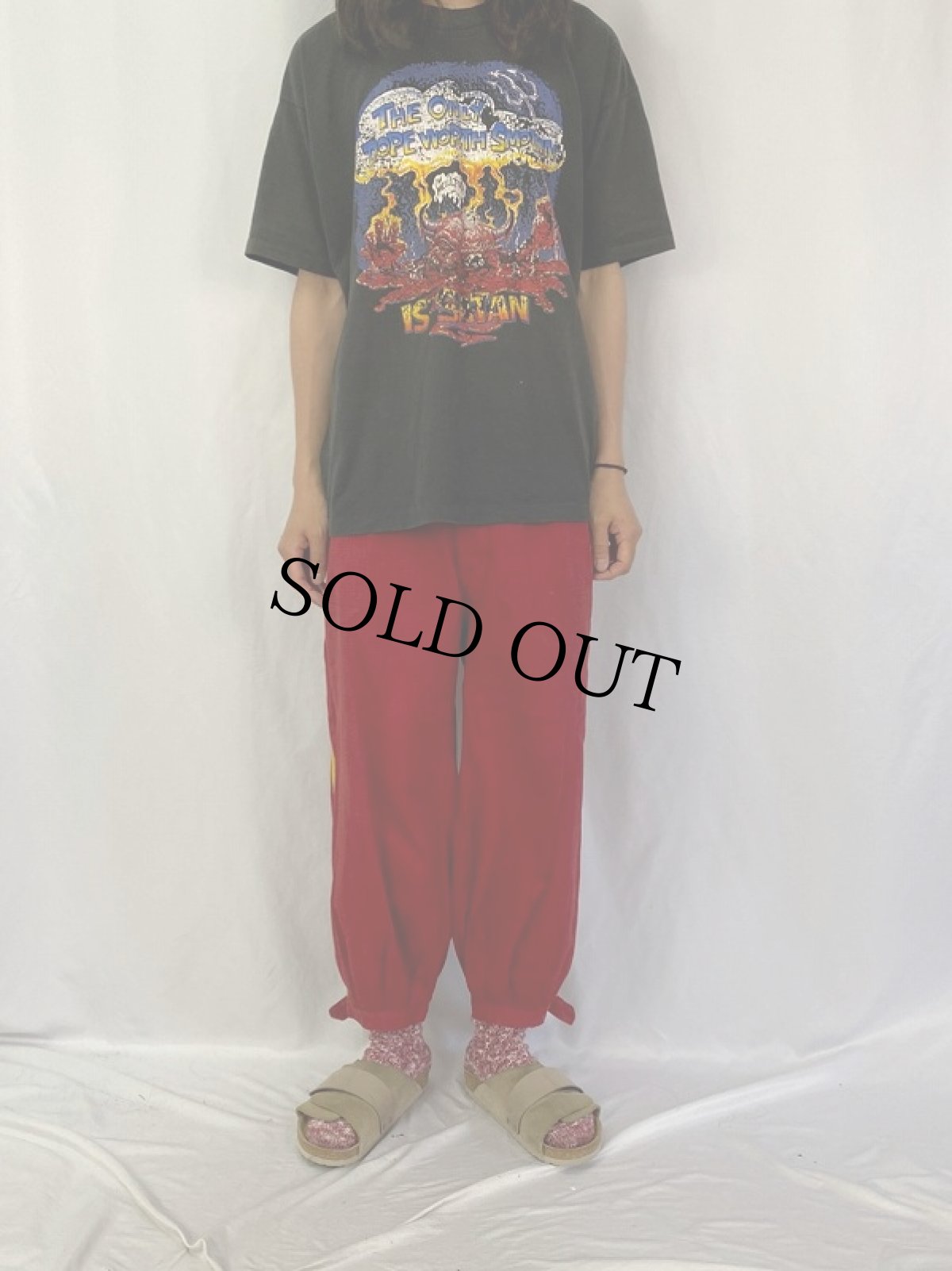 画像2: 60's〜 コットンニッカポッカ W-35 (2)