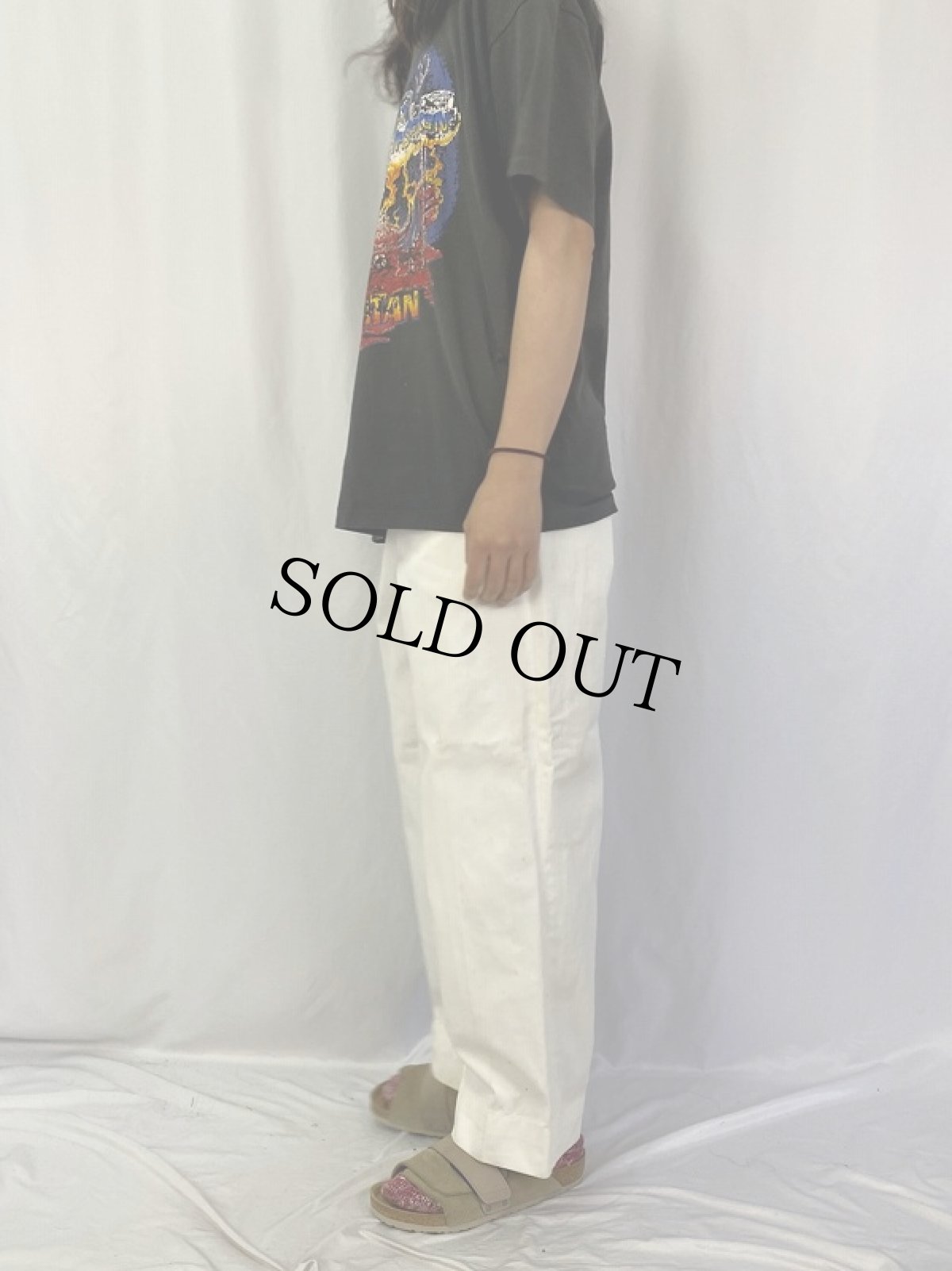 画像3: 40's コットンワークパンツ W31 (3)