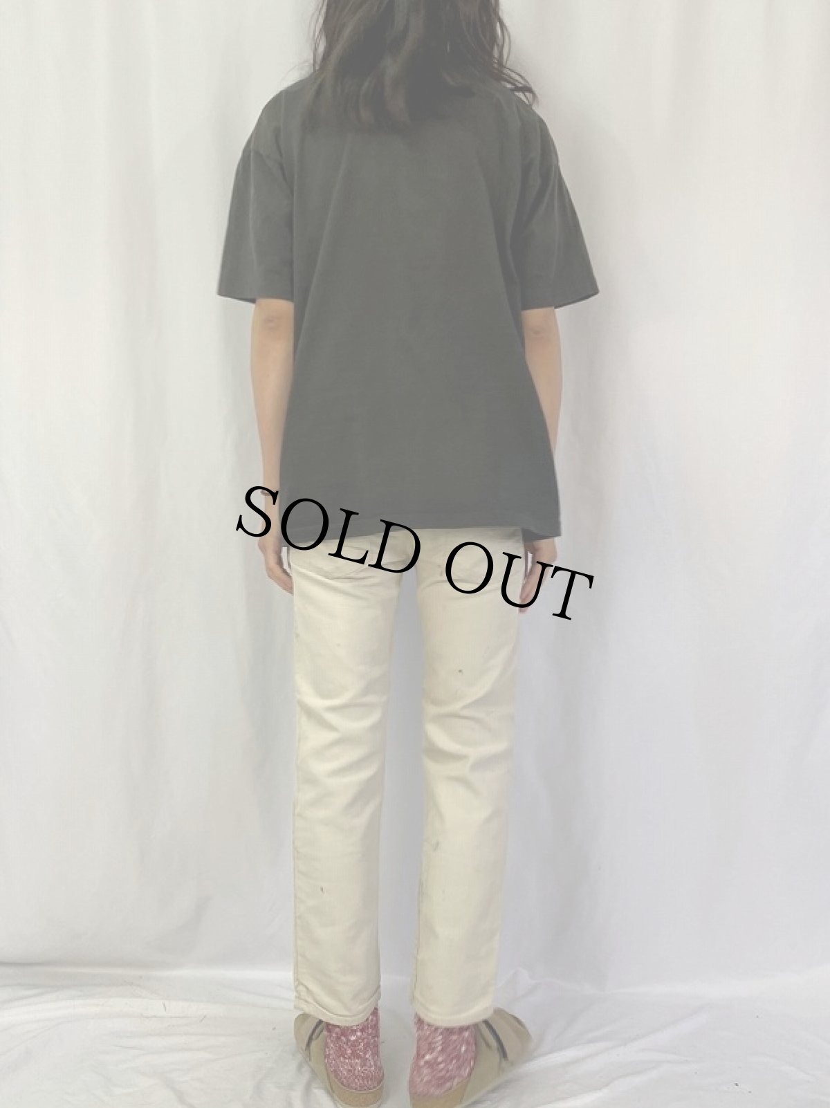 画像4: 60〜70's LEVI'S 612 BIGE ストレッチテーパードパンツ W31 (4)