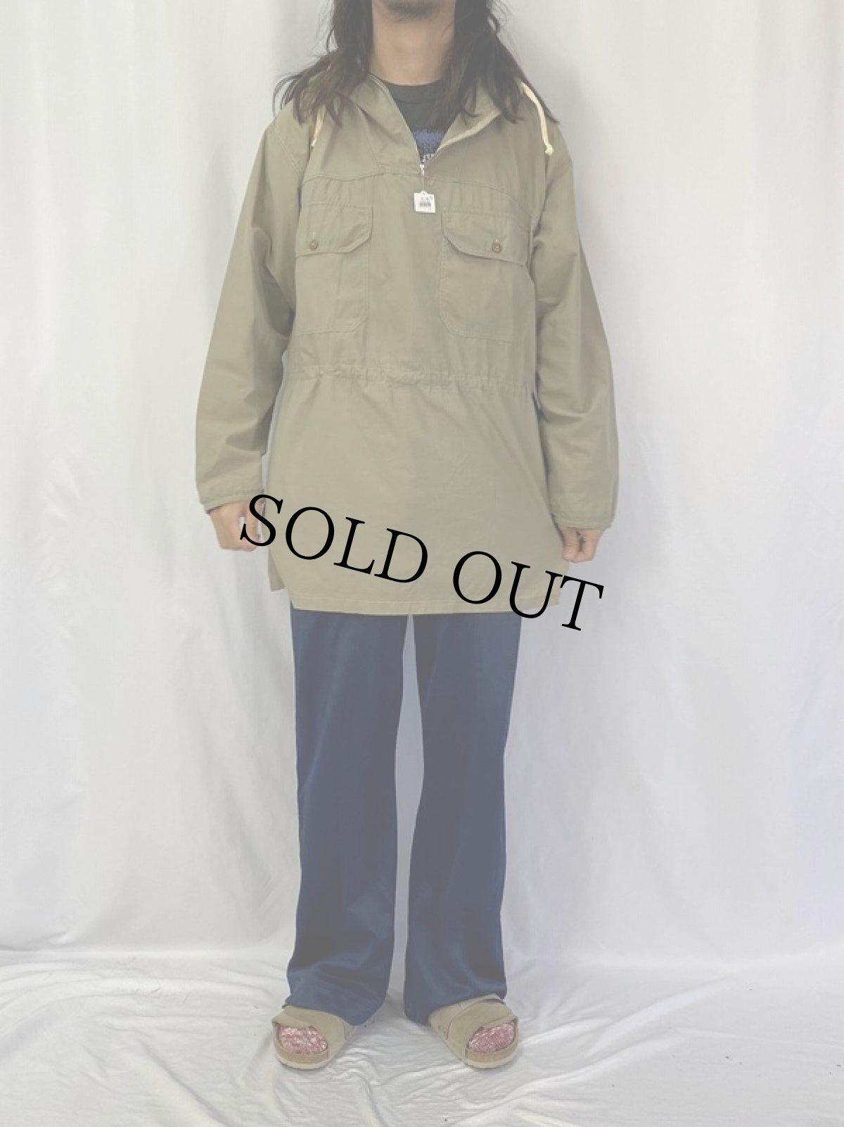 画像2: 50〜60's コットンアノラックパーカー (2)