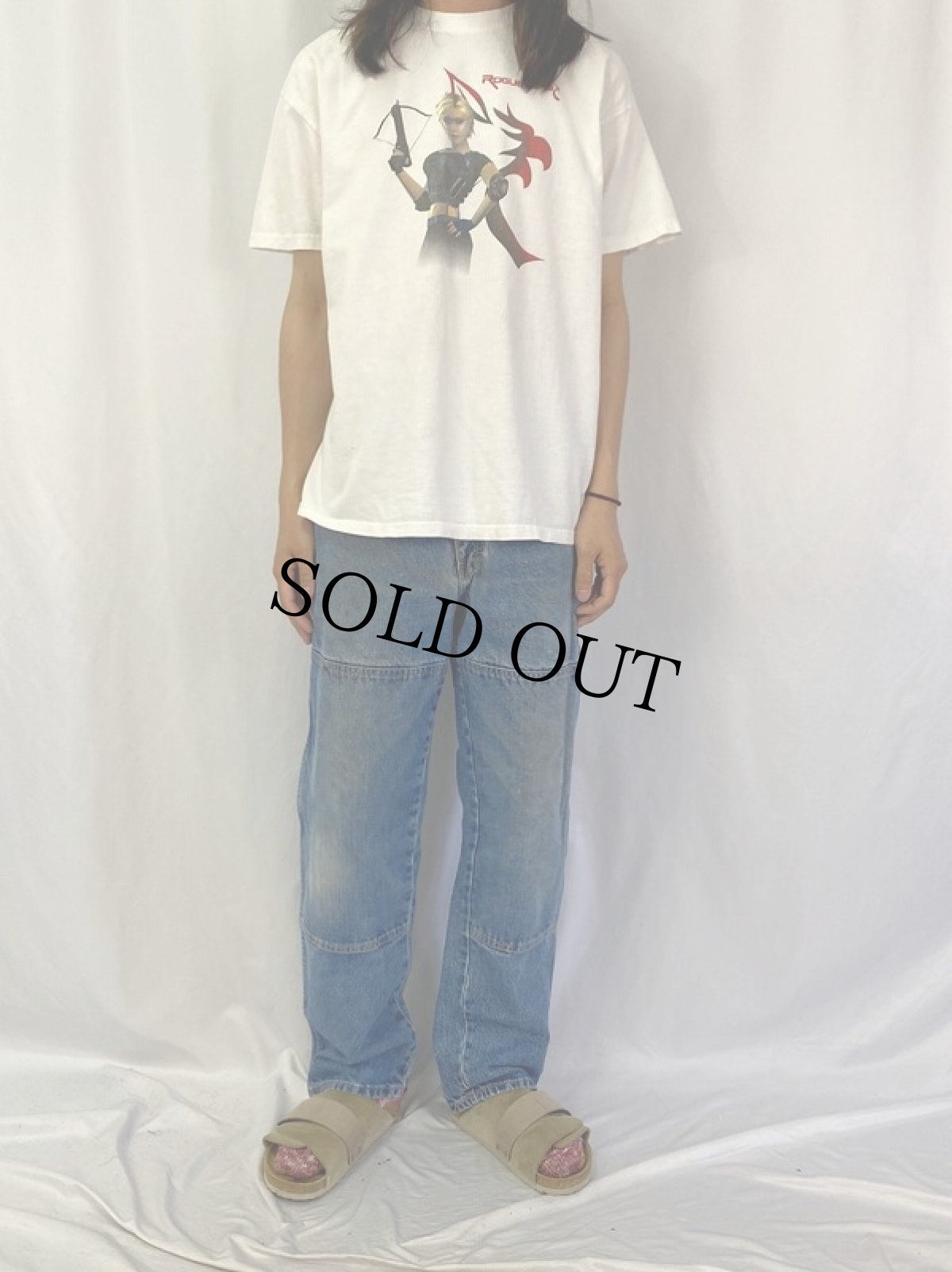 画像2: ROGUE OPS ゲームキャラクタープリントTシャツ L (2)