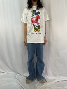 画像2: 90's Disney MINNIE MOUSE USA製 "Best Actress." キャラクタープリントTシャツ L (2)