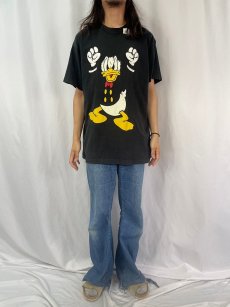 画像2: 〜90's ドナルドダック キャラクタープリントTシャツ (2)