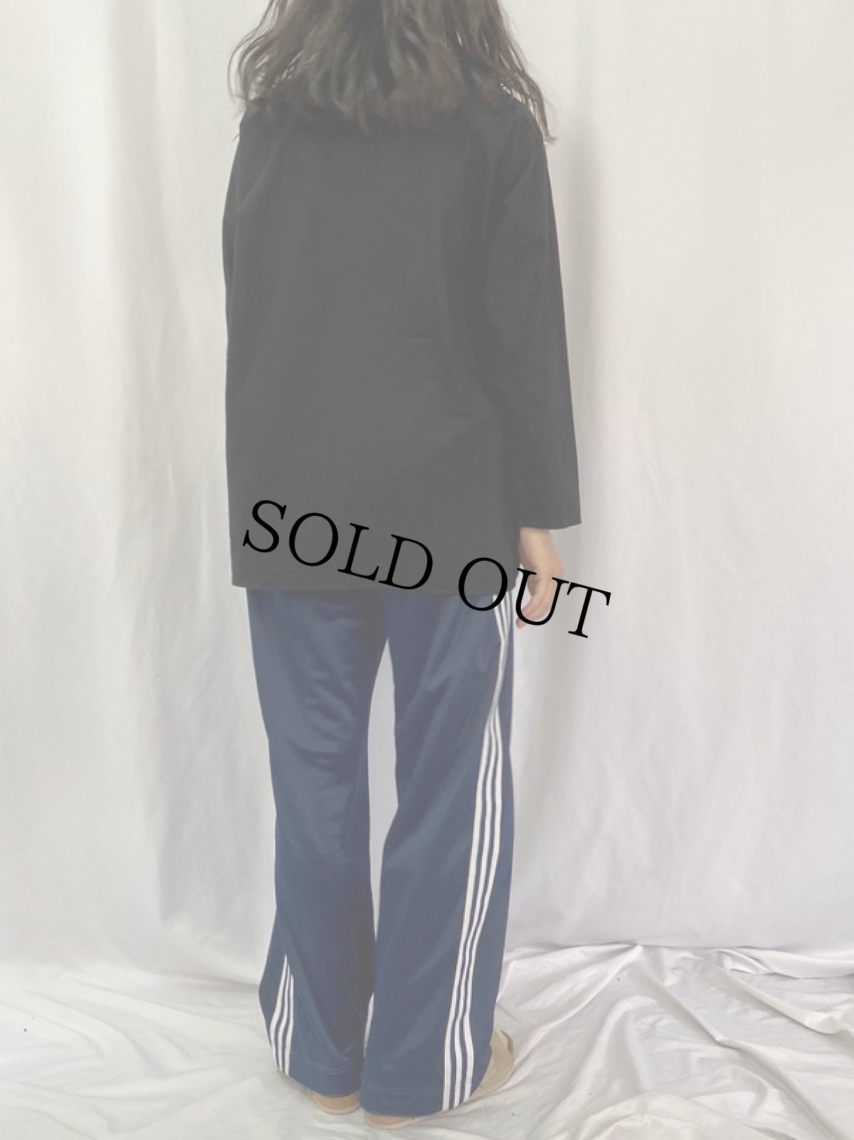 画像4: 80's ロシア軍 ヘンリーネックスリーピングシャツ 後染めBLACK (4)