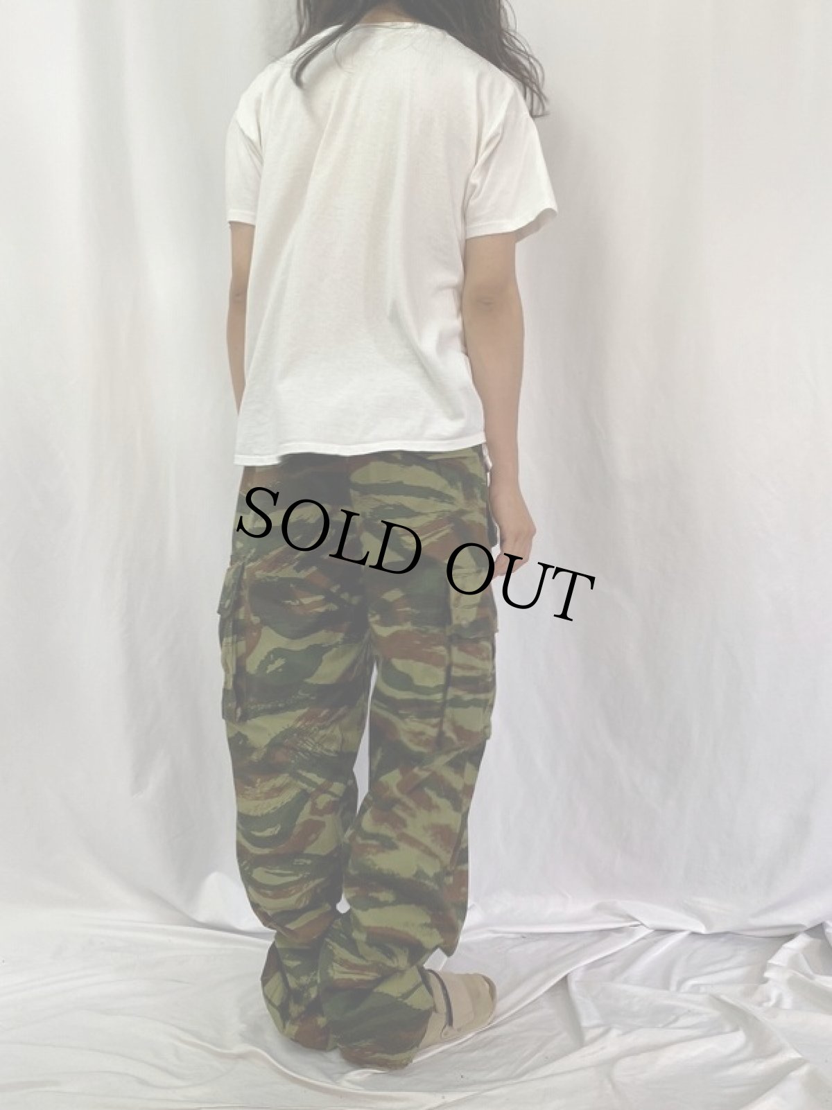 画像4: 50〜60's FRENCH ARMY TAP47/56 リザードカモ パラトルーパーパンツ W31-36 (4)