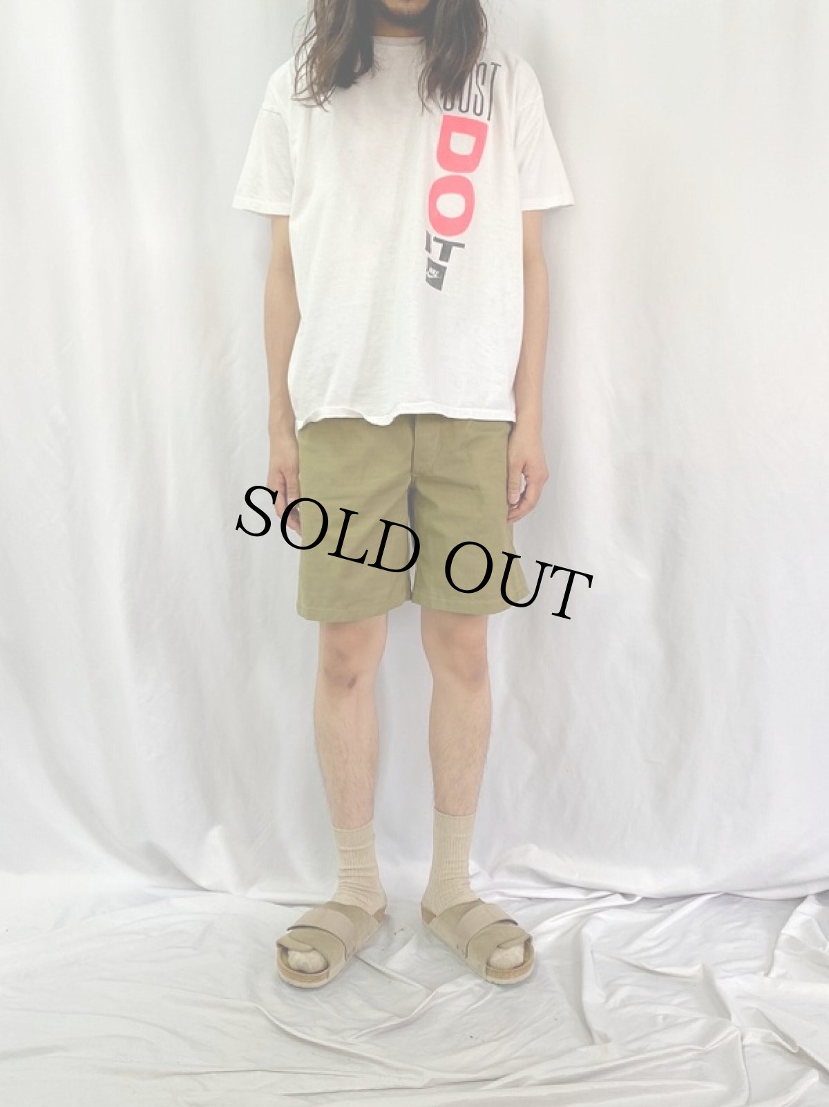 画像2: 50's ITALIAN ARMY チノショーツ W30 (2)