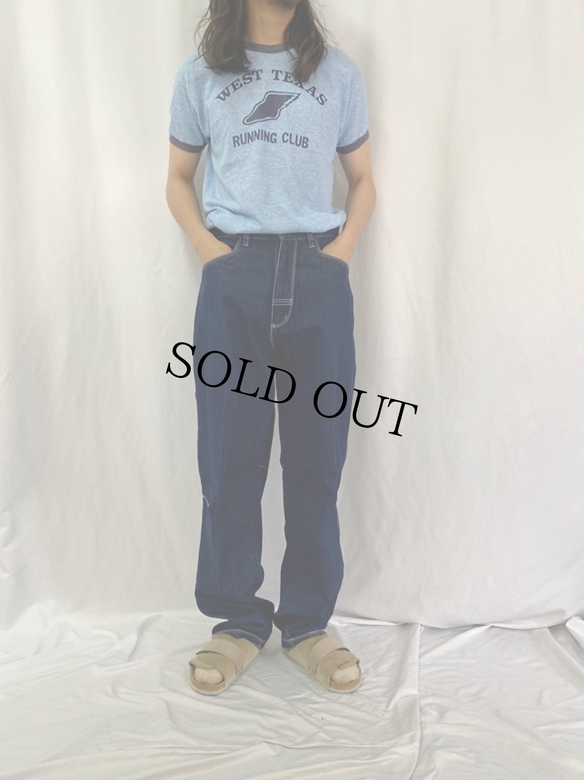 画像3: PLATINUM FUBU キャラクター柄 デニムペインターパンツ W32 (3)