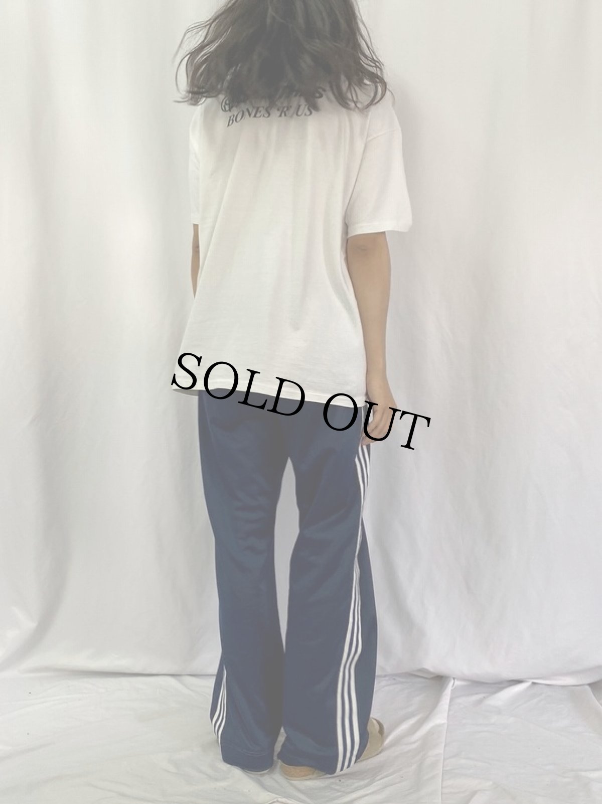 画像4: 90's SYNTHES USA製 "BORN'R'US" スカルプリントTシャツ XL (4)