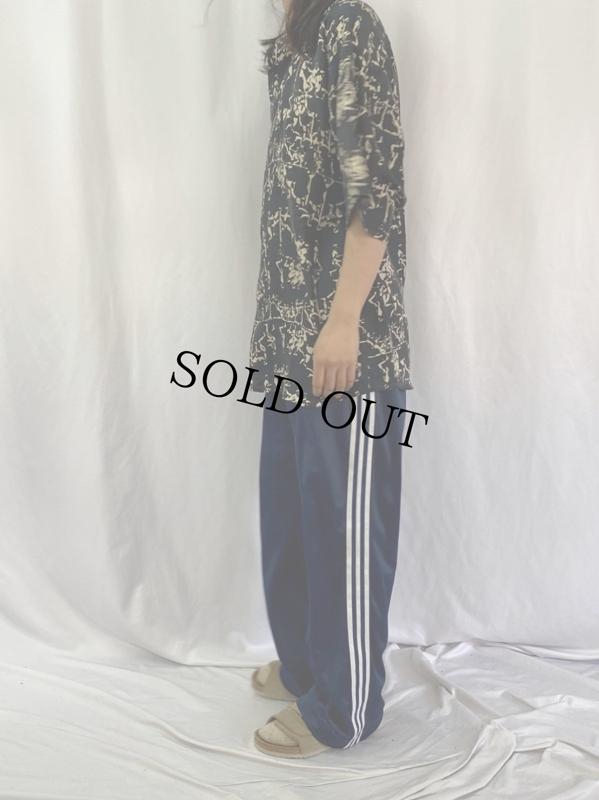 画像3: SUMMA 総柄 シルクシャツ XL (3)