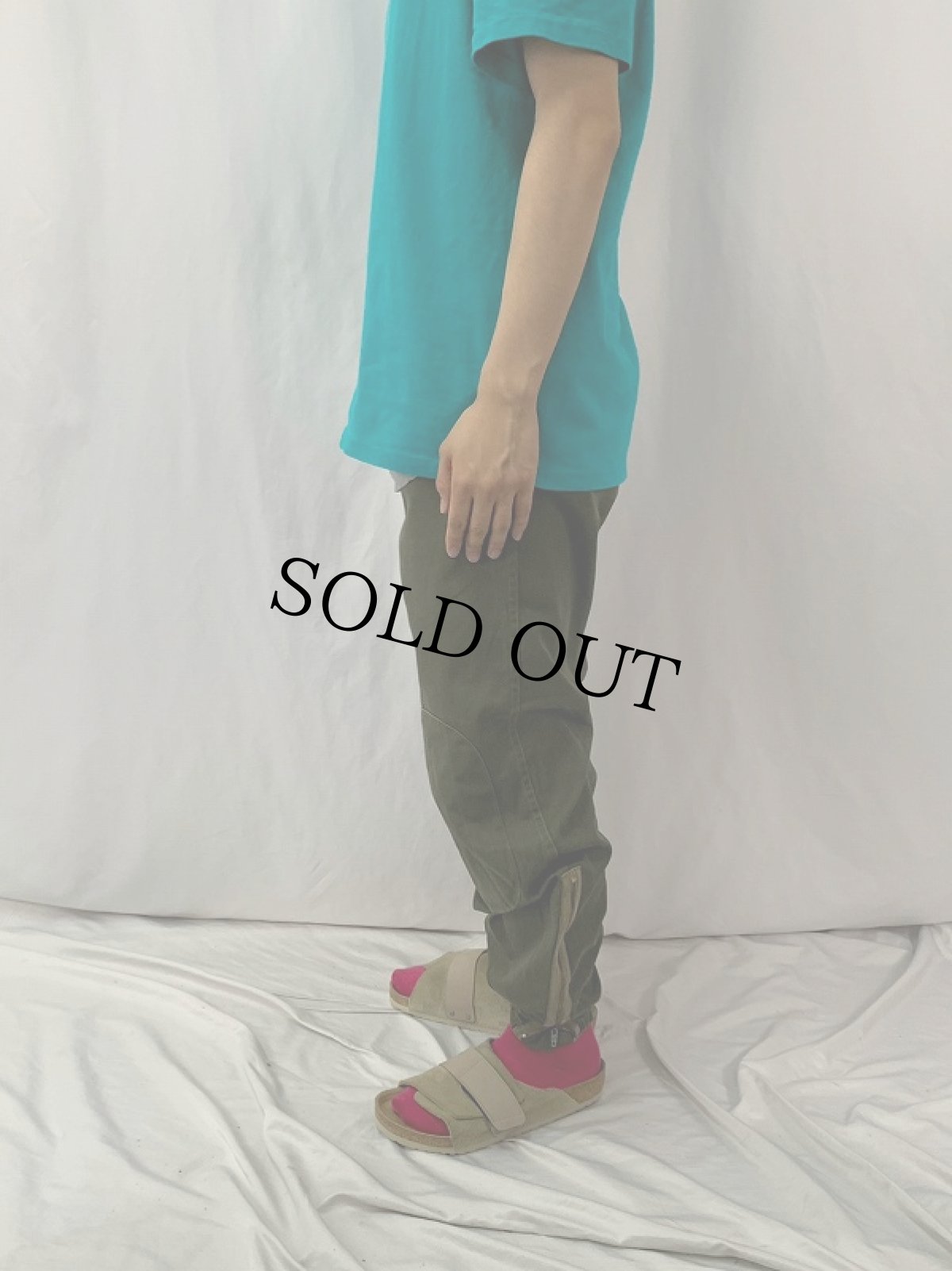 画像3: 70〜80's イタリア軍 パラシュートパンツ W33 (3)