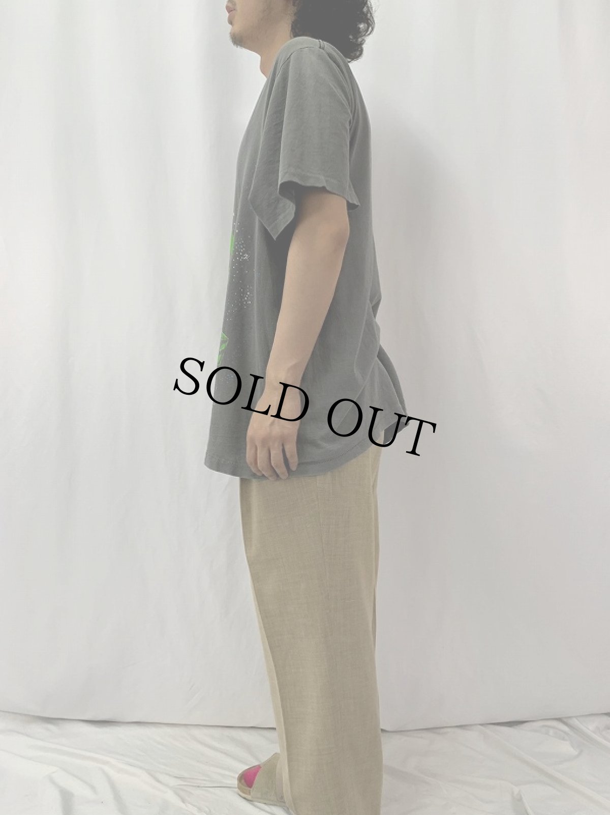 画像3: 90's Looney Tunes マービン・ザ・マーシャン USA製 キャラクタープリントTシャツ XL (3)