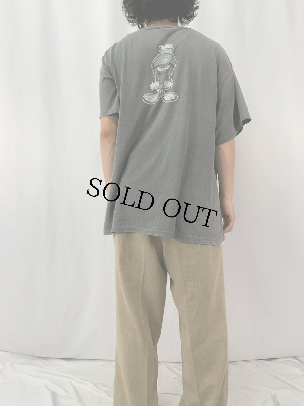 画像4: 90's Looney Tunes マービン・ザ・マーシャン USA製 キャラクタープリントTシャツ XL (4)