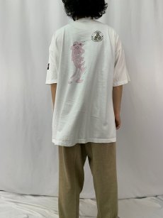 画像4: 90's PINK PANTHER CANADA製 "AUJOURD HUI CA FLOTTE" キャラクタープリントTシャツ (4)