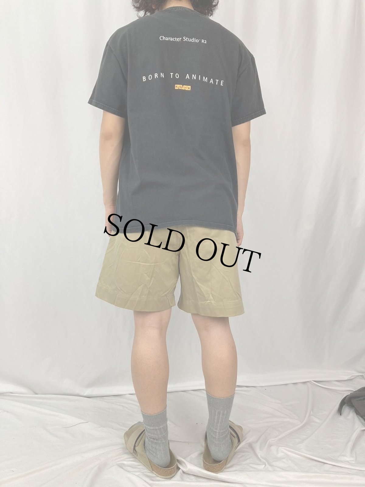 画像4: 90's〜 OOGACHAKA USA製 キャラクタープリントTシャツ L (4)