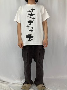 画像2: 90's GRAVITY GRAPHICS USA製 戦闘機プリントTシャツ L (2)