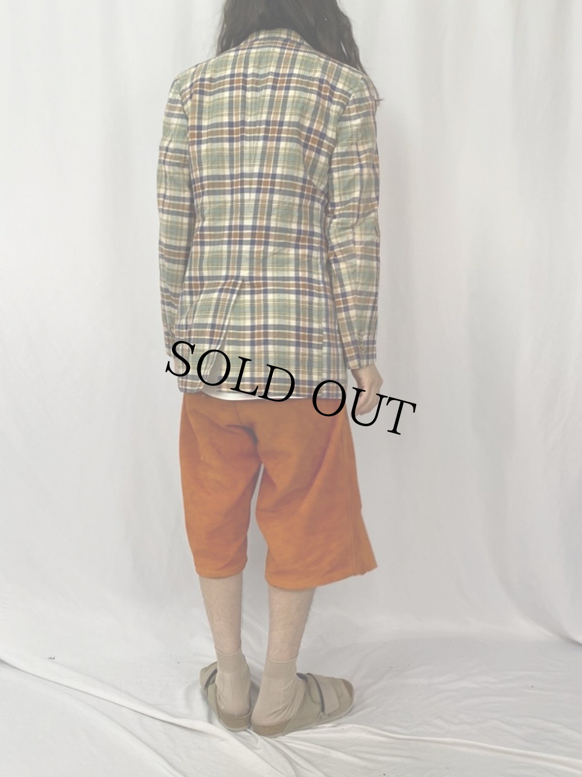 画像4: JASONS インディアンマドラス テーラードジャケット (4)