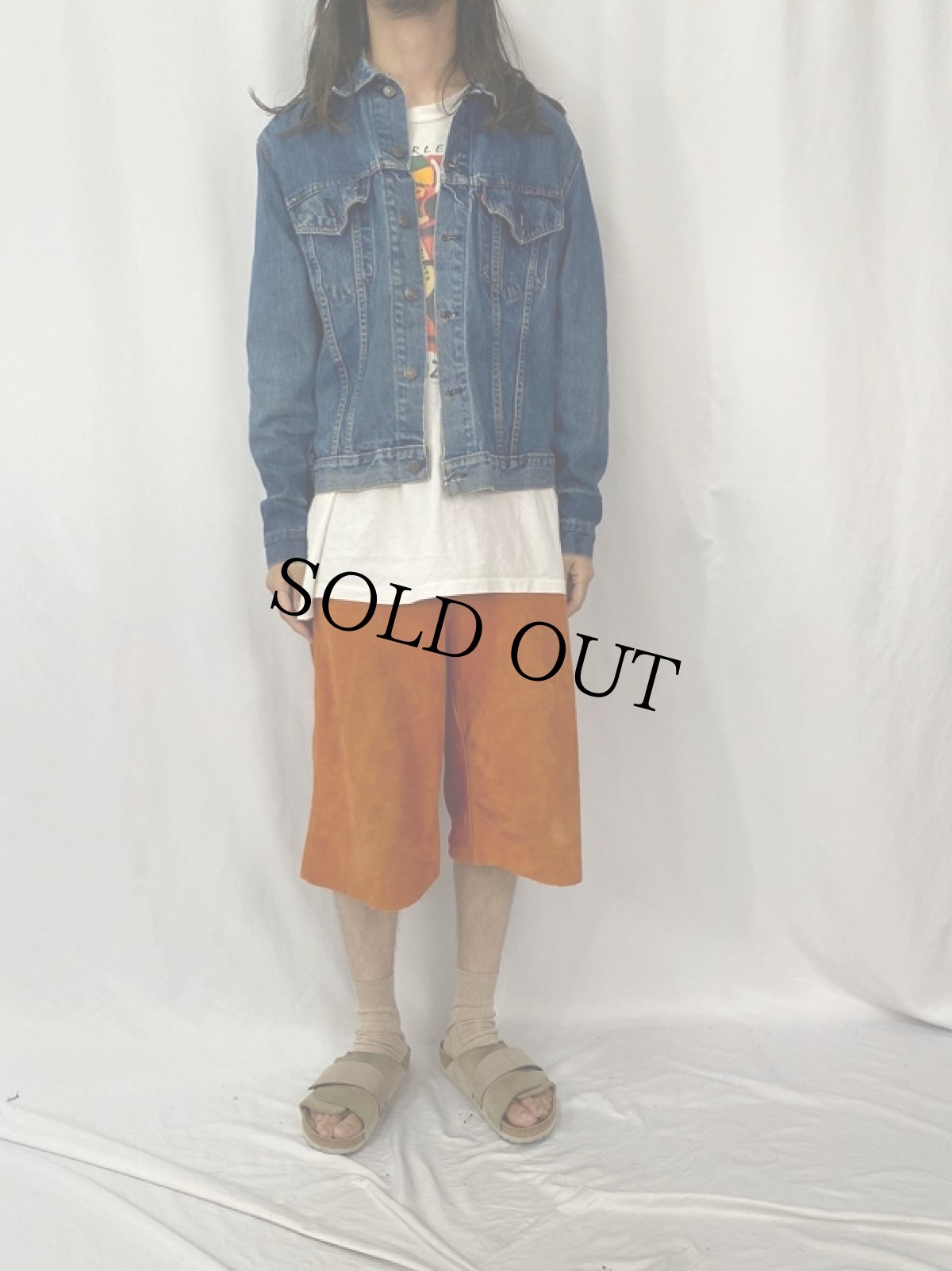 画像2: 70〜80's Levi's 70505-0217 USA製 デニムジャケット SIZE46 (2)