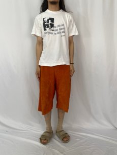 画像2: 【SALE】 80〜90's Albert Einstein "Great spirits have always encountered..." 名言プリントTシャツ (2)