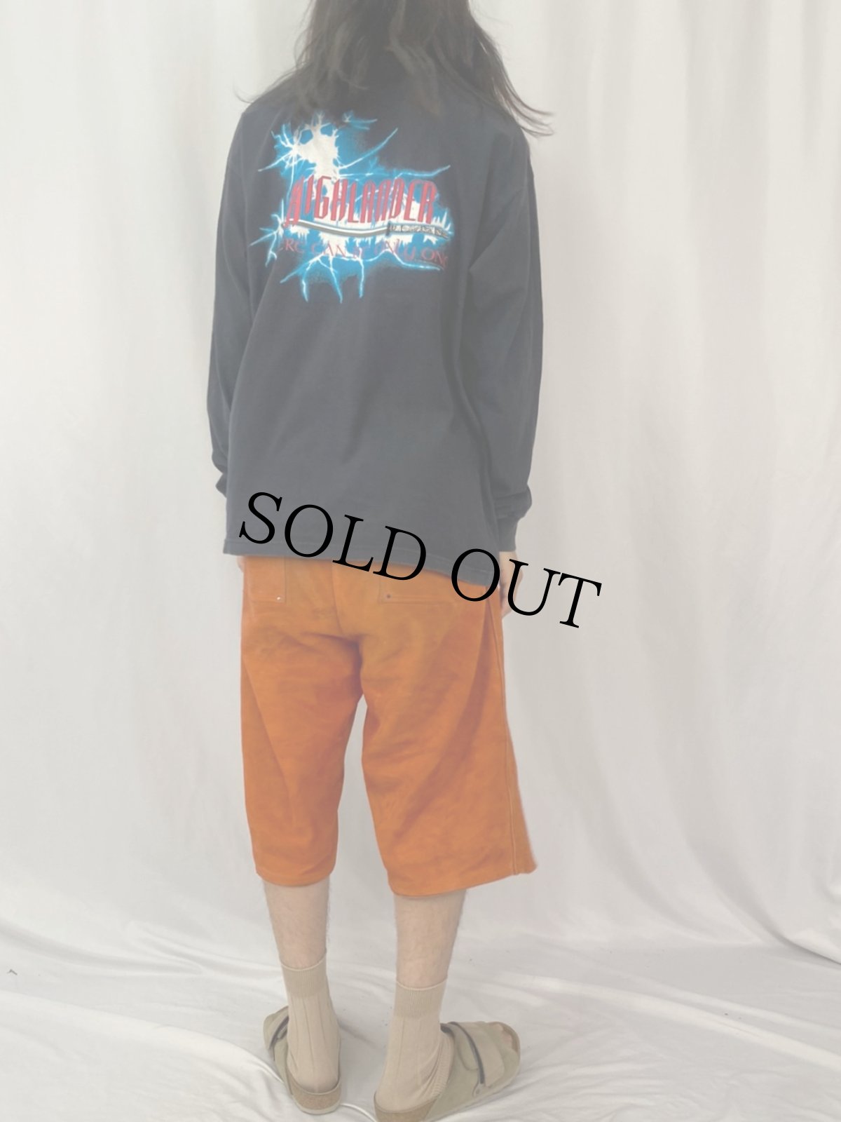 画像5: HIGHLANDER "THRE CAN BE ONLY ONE" 映画プリントロンT XL (5)