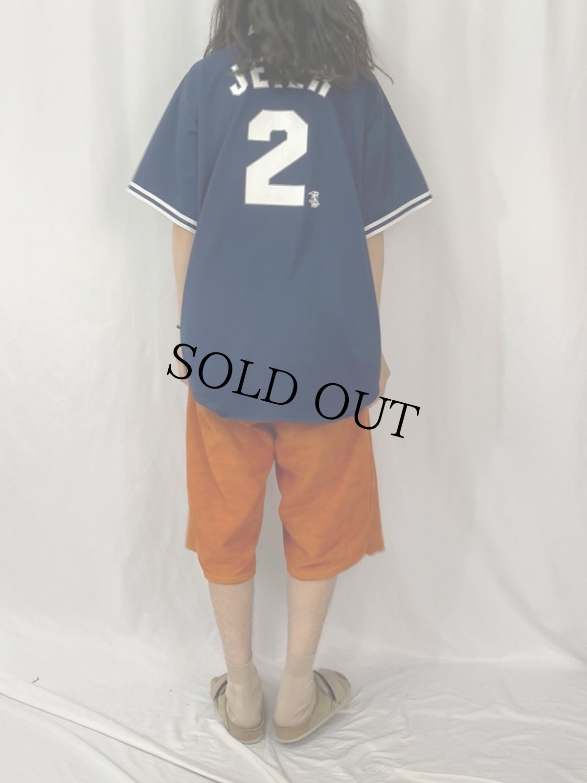 画像5: Majestic "JETER 2" ロゴ入り メッシュベースボールシャツ (5)