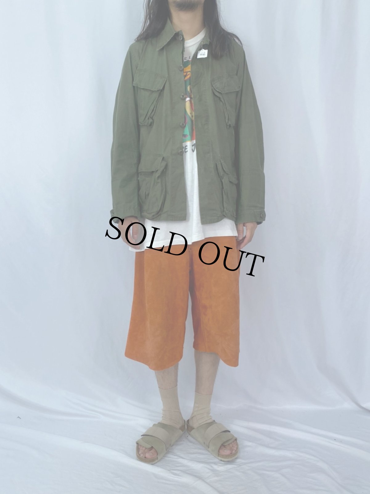 画像2: 70's U.S.ARMY ジャングルファティーグジャケット 3rd SMALL-REGULAR (2)