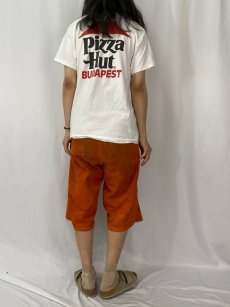 画像5: 90's Pizza-Hut ピザショップ ロゴプリントTシャツ L (5)