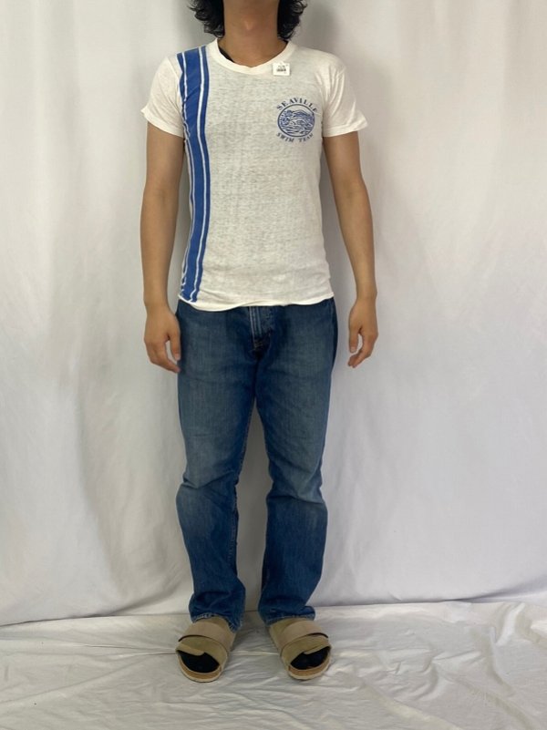 60年代 60s 白 ホワイト 水泳 スポーツ | ビンテージ古着屋Feeet